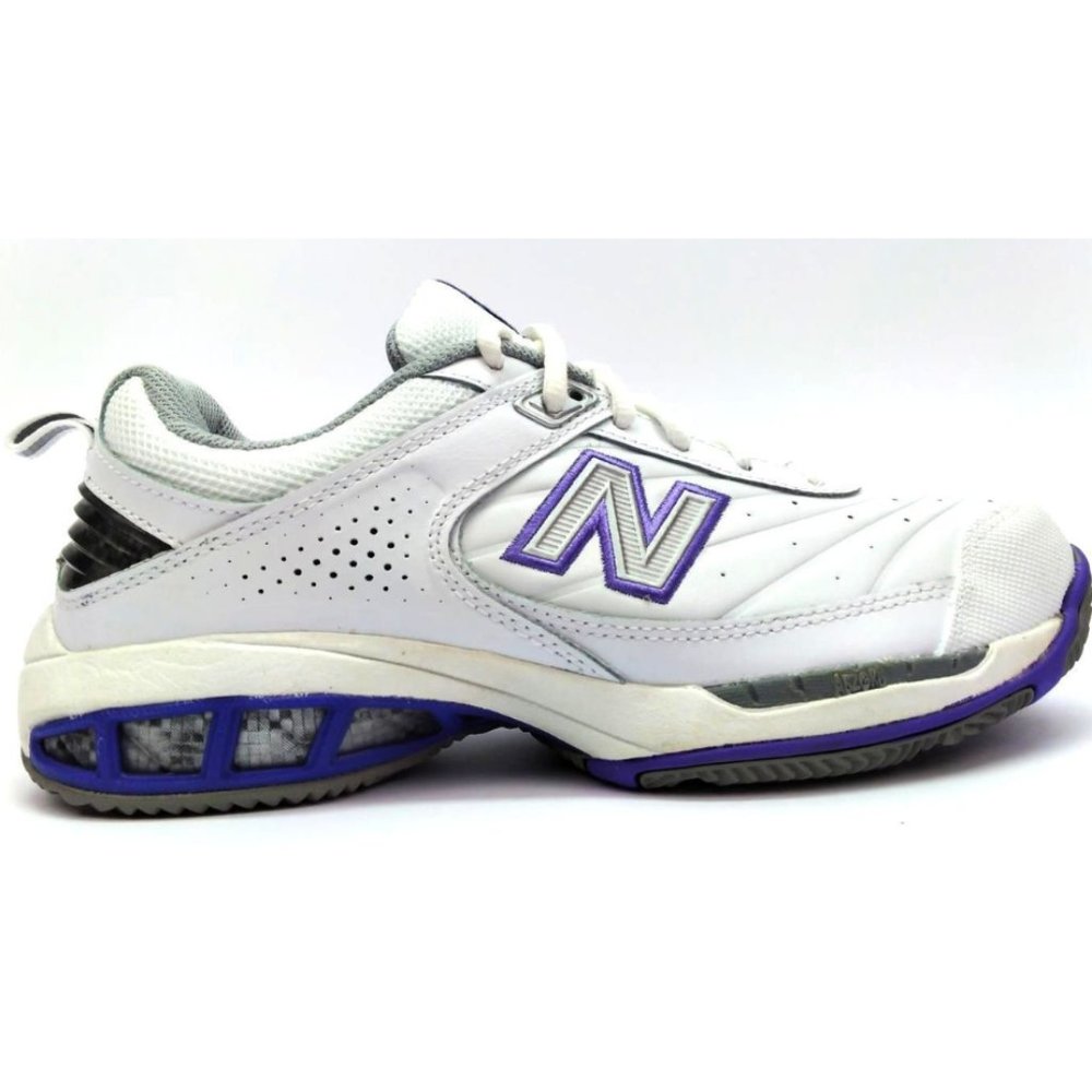New Balance Women's Lace Up Lightweight Tennis Sneakers WC806W White New in Box